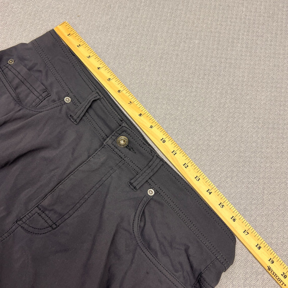 Prana Pants Mens 34x32 Gray Nylon Slim Fit Performance Hiking Outdoor - Picture 7 of 8